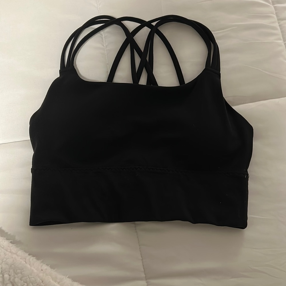 Athleta black sports bra